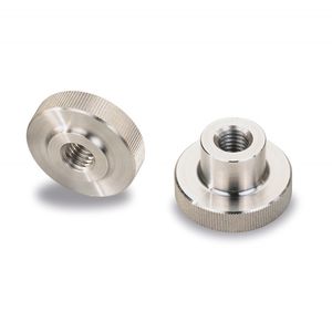 dado zigrinato / cieco / in acciaio / in acciaio inox