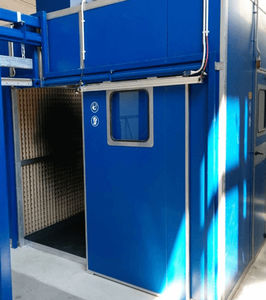 cabina di verniciatura a polvere chiusa