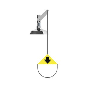 doccia di sicurezza per montaggio a soffitto