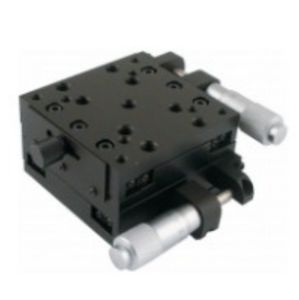 piastra di posizionamento XY / manuale / 2 assi / a micrometri