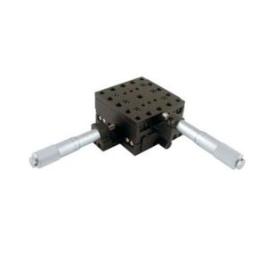 piastra di posizionamento XY / manuale / 2 assi / a micrometri