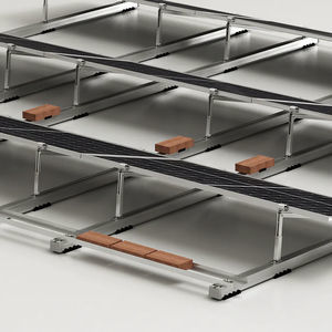sistema di fissaggio per impianti fotovoltaici per tetto piano