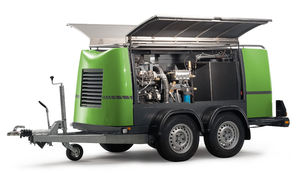 idropulitrice ad acqua calda / con motore diesel / rimorchiabile / ad alta pressione