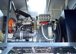 idropulitrice con motore diesel