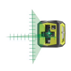 laser a croce verde