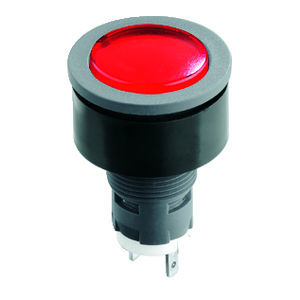 indicatore luminoso montato su pannello