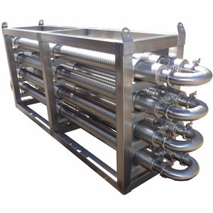 scambiatore di calore tubo-tubo / liquido/liquido / in acciaio inossidabile / ad uso industriale