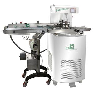 macchina per rivestimento e tempra per cioccolato