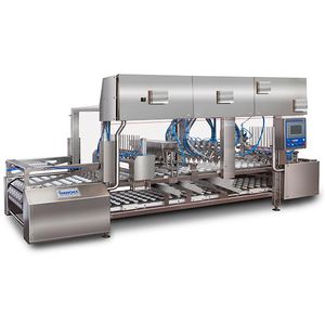 riempitrice per l'industria agroalimentare / per la produzione di gelato / per bicchieri / automatica