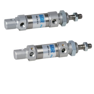 cilindro pneumatico / a pistone magnetico / a doppio effetto / per alta temperatura