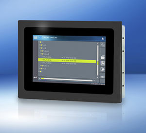 pannello operatore con touch screen / ad incastro / montato su veicolo / 480 x 272