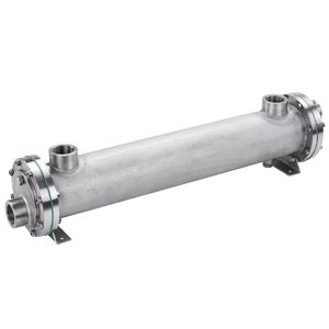 scambiatore di calore tubolare / liquido/liquido / in acciaio inossidabile
