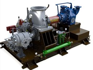 gruppo elettrogeno a turbina a vapore