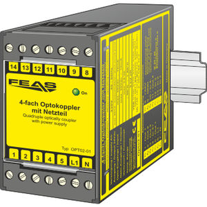 optoaccoppiatore guida DIN 1