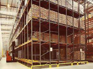 scaffalatura per magazzino di stoccaggio