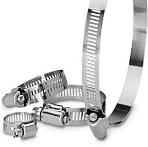 fascetta stringitubo in acciaio inossidabile