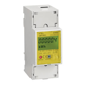 contatore di energia elettrica monofase / su guida DIN / con display LCD / certificato MID