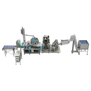 sciacquatrice riempitrice chiuditrice per supporto piatto