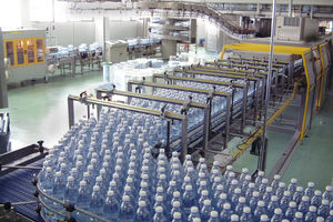 alimentatore posizionatore automatico / per bottiglie