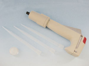 puntale per pipette per applicazioni di laboratorio