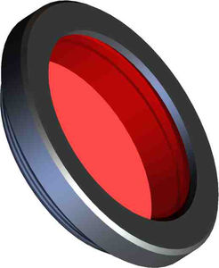 filtro ottico rosso