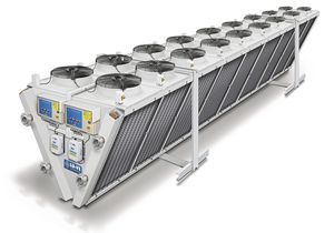 raffreddatore di liquido ventilato