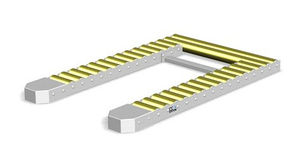 trasportatore a rulli / per pallet / orizzontale