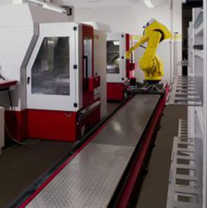 cella robotizzata per movimentazione