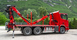 gru montata su camion 1
