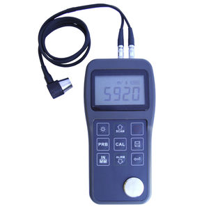 misuratore di spessore con display digitale / ad ultrasuoni / portatile