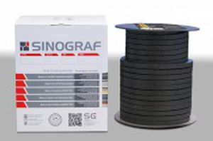 guarnizione intrecciata in grafite / in fibra di carbonio