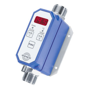 misuratore di portata per acqua / programmabile / compatto / in linea