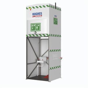 doccia di sicurezza da terra