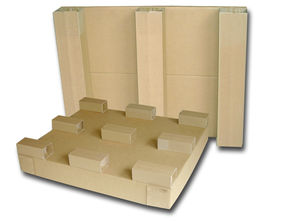 pallet in cartone ondulato