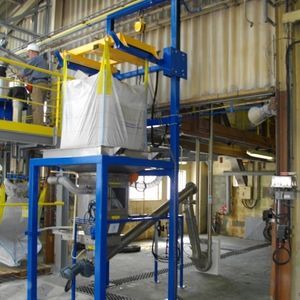 svuota big-bag con dispositivo di sollevamento