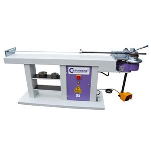 curvatrice idraulica / per tubi / semiautomatica / a calcatoio