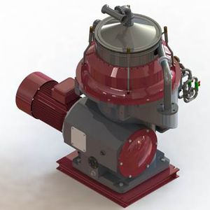 separatore centrifugo a dischi / per liquidi / autopulente / verticale