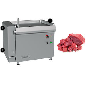 cubettatrice per carne / per pesce / compatta / in acciaio inossidabile