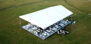 tendone per organizzazione di evento