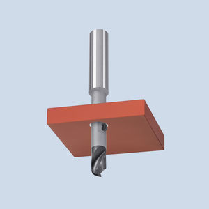 utensile di foratura integrale / multiuso / in carburo / smussatura