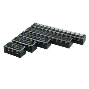 morsetto componibile con connessione a vite / da montare su pannello / passante / in materia plastica