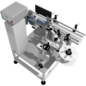 etichettatrice automatica / per bottiglie / per applicazione laterale / lineare