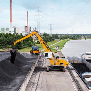 macchina di movimentazione materiali cingolata / elettrica
