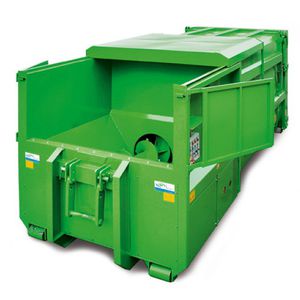 compattatore per rifiuti in legno 1