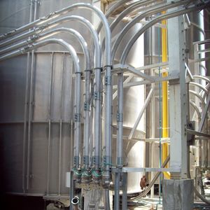 sistema di trasporto pneumatico in fase densa
