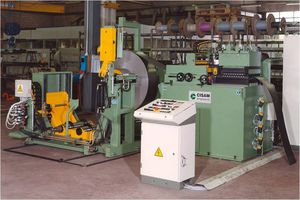 linea di alimentazione nastro di lamierino magnetico