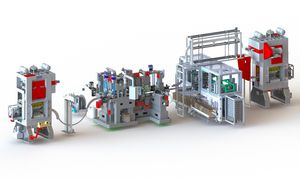 linea di produzione per disgiuntore