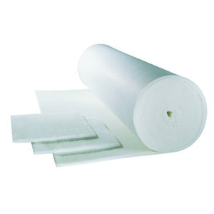materiale filtrante in fibra di vetro / di polvere / per filtro in rotolo