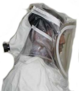 cappuccio di protezione respiratoria