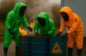 tuta di protezione chimica